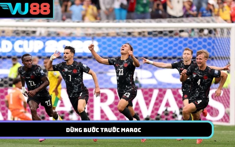 Dừng bước trước Maroc