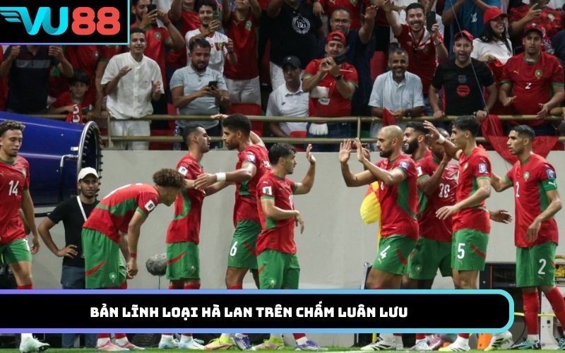 Bản lĩnh loại Hà Lan trên chấm luân lưu